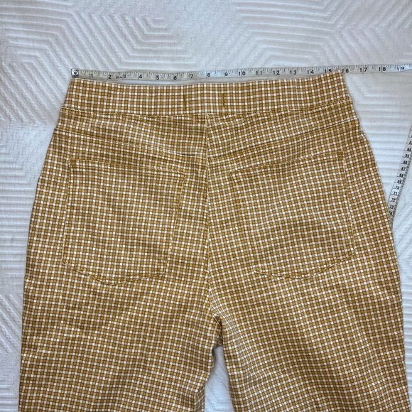 BRAND NEW | Madewell | Pull-On Skinny Flare Jeans in Mini Check - Picture 5 of 10